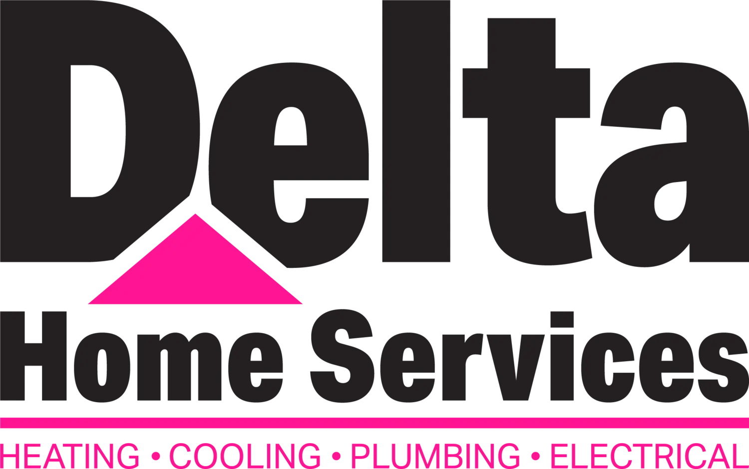 Delta Home Services dark logo