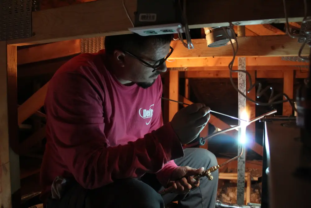 Delta Home Services new heating system