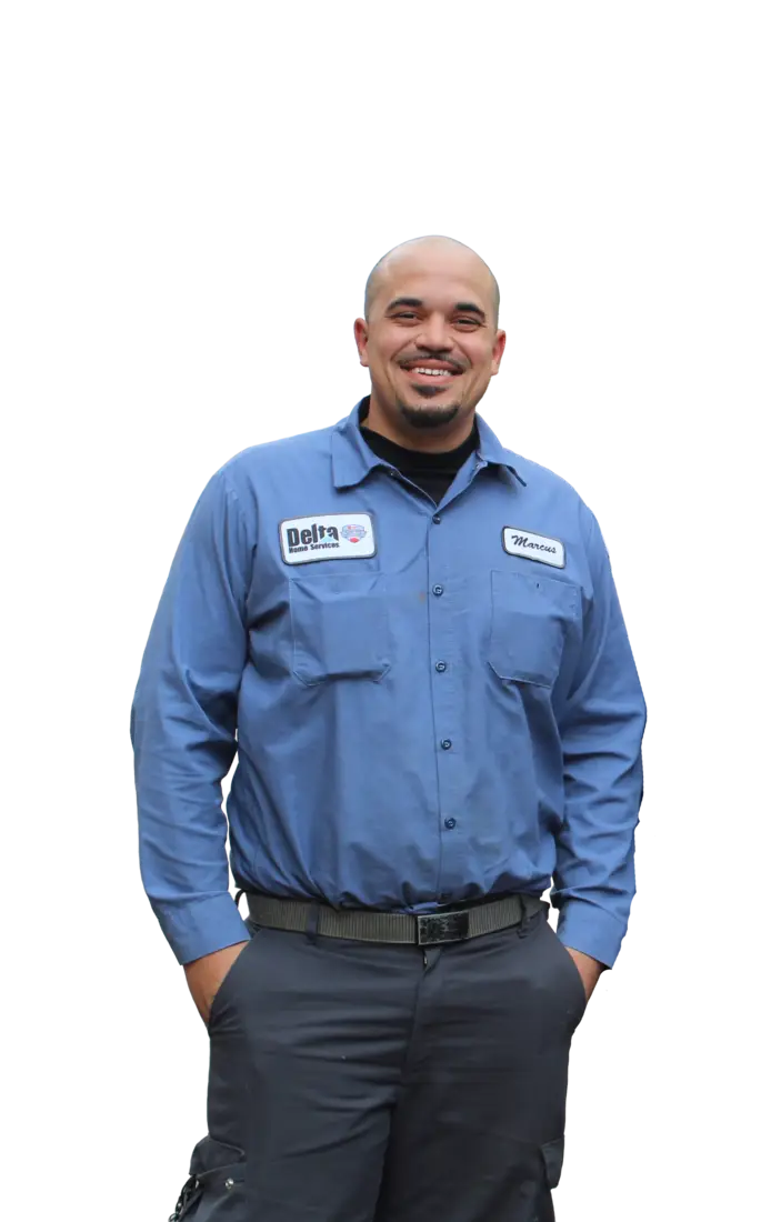 Delta Home Services HVAC technician Marcus