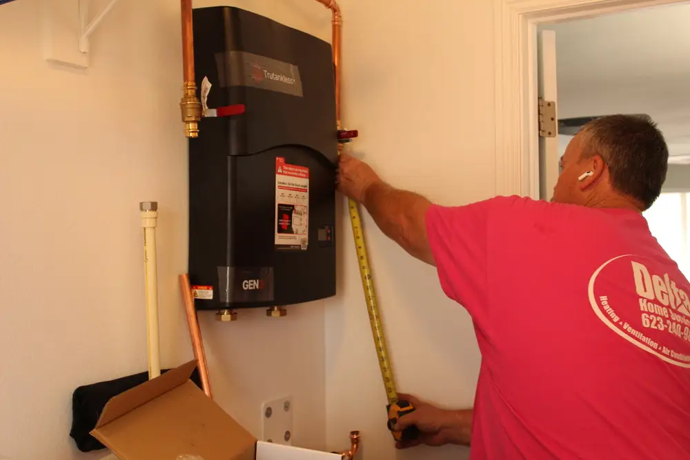 New residential plumbing system installation